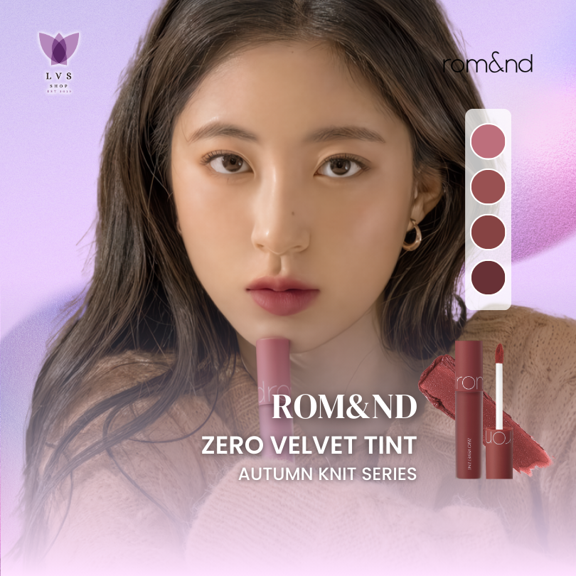 ROMAND Zero Velvet Tint Autumn Knit Series (4 Colors)