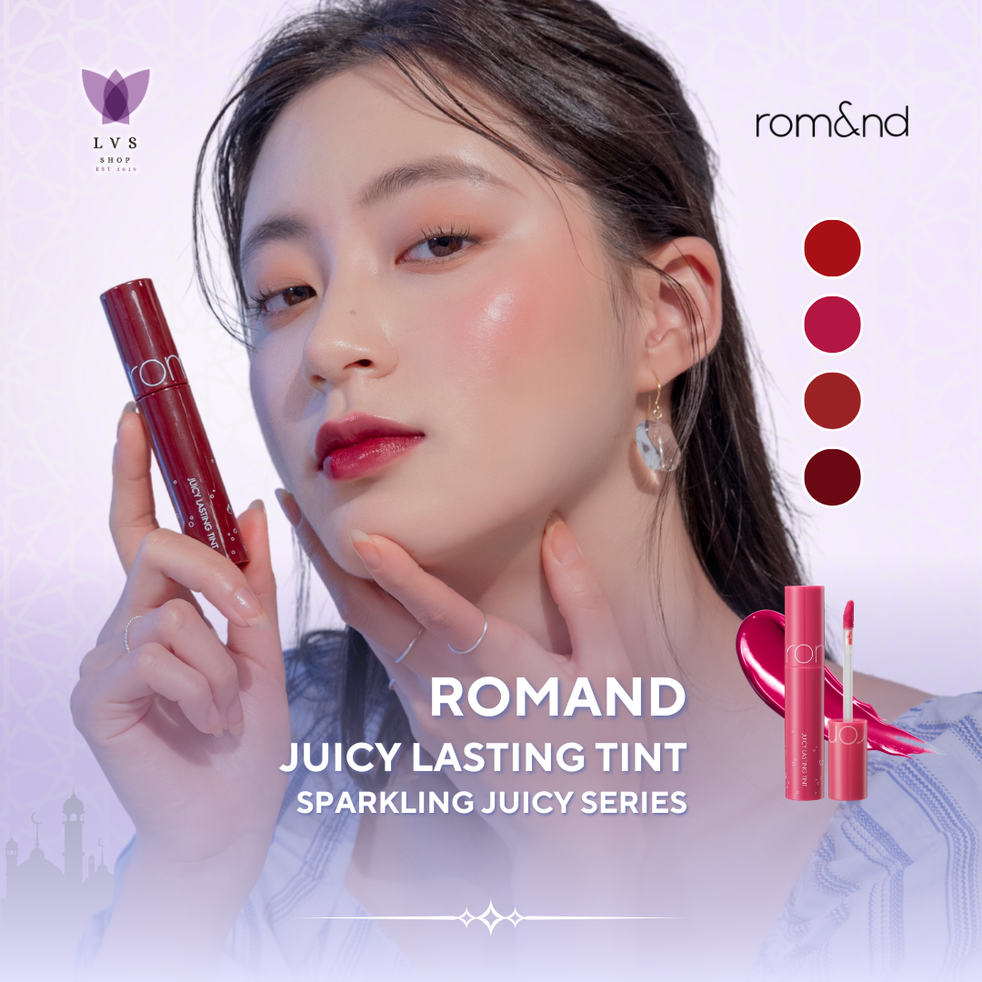 ROMAND Juicy Lasting Tint Sparkling Juicy Editions (4 Colors)