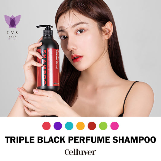 CELLUVER Triple Black Perfume Shampoo (500ml)
