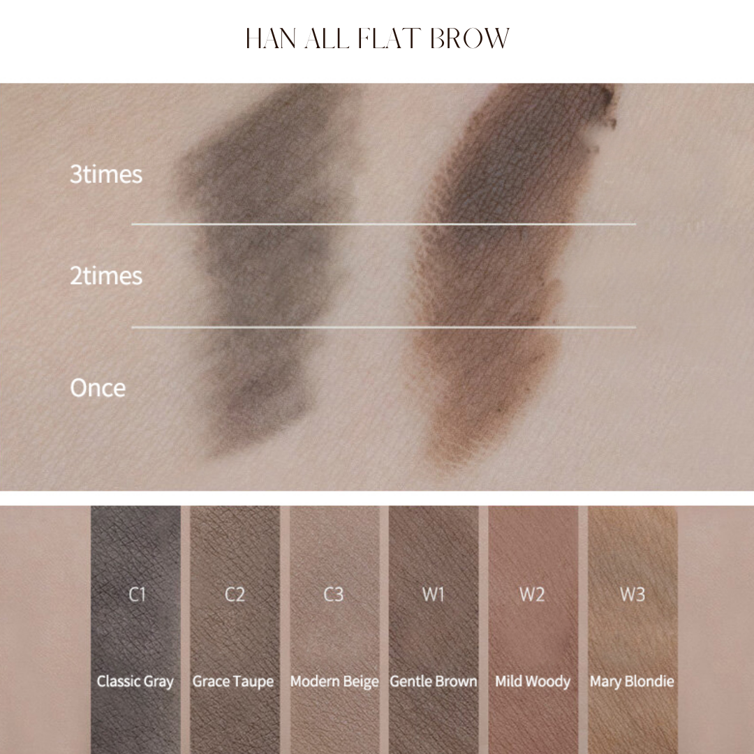 ROMAND Han All Flat Eyebrow (6 Colors)