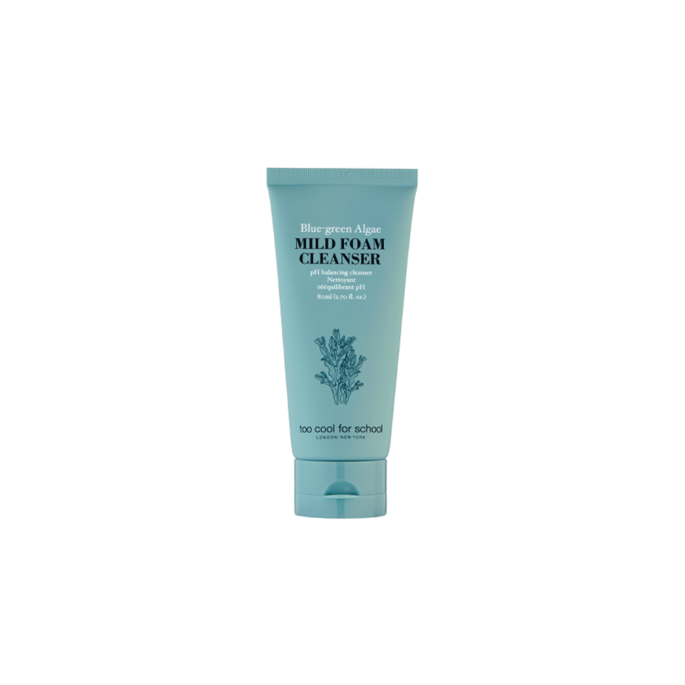 TOO COOL FOR SCHOOL Blue Green Algae Mild Foam Cleanser (80ml)