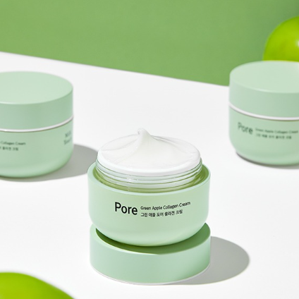 MILK TOUCH Green Apple Pore Collagen Cream (180gr)