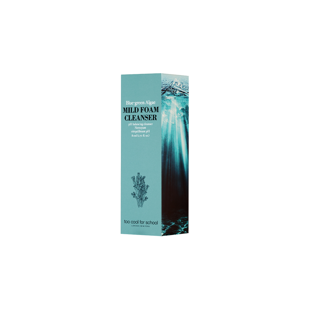 TOO COOL FOR SCHOOL Blue Green Algae Mild Foam Cleanser (80ml)