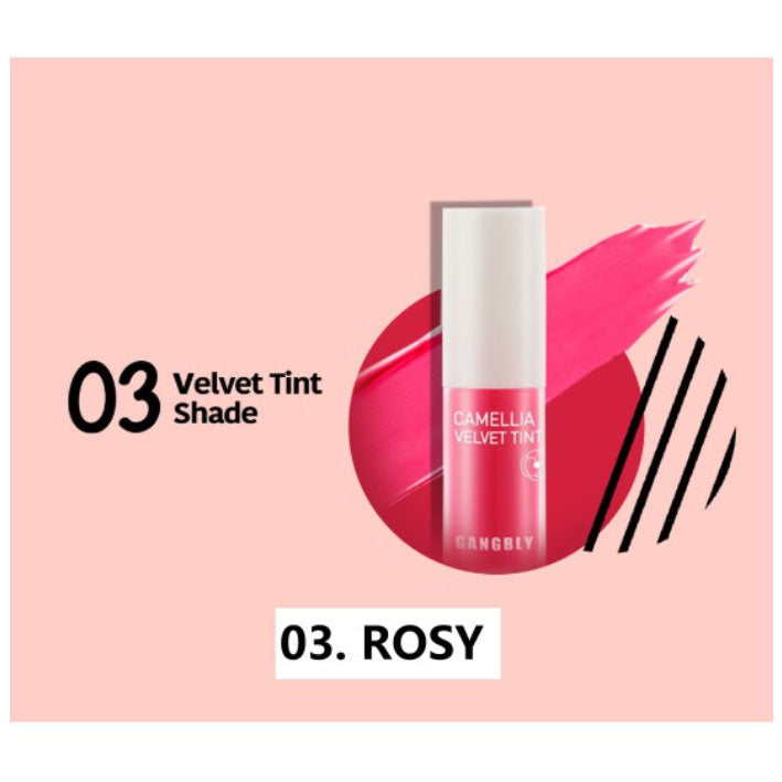 GANGBLY CAMELIA VELVET TINT GLOSSY LIP NUTRITION ORIGINAL PRODUK KOREA(1PC) - LVS SHOP