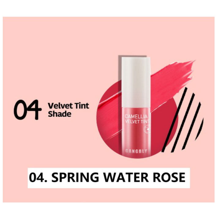 GANGBLY CAMELIA VELVET TINT GLOSSY LIP NUTRITION ORIGINAL PRODUK KOREA(1PC) - LVS SHOP
