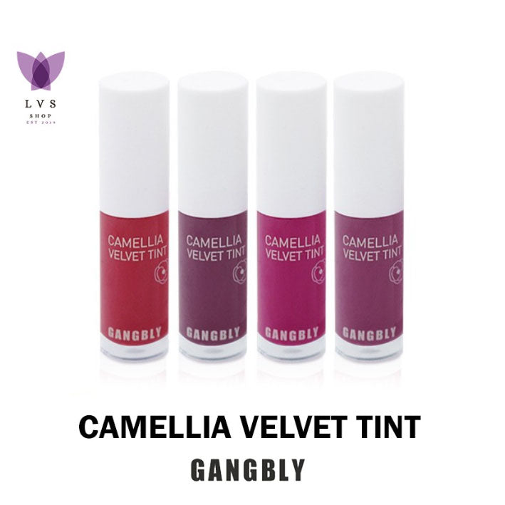 GANGBLY CAMELIA VELVET TINT GLOSSY LIP NUTRITION ORIGINAL PRODUK KOREA(1PC) - LVS SHOP