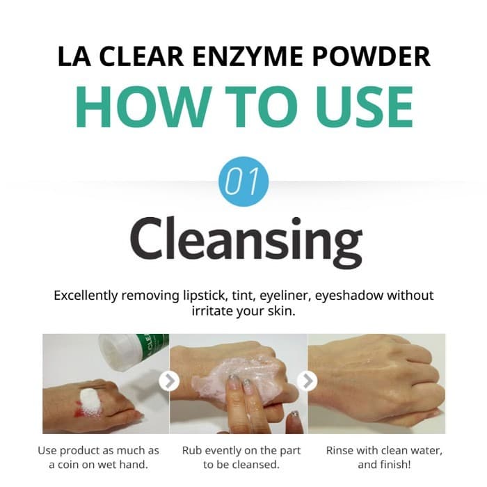 La Clear - Pure Mild Enzyme Powder Facial Wash (Travel Size 10 pcs) - LVS SHOP