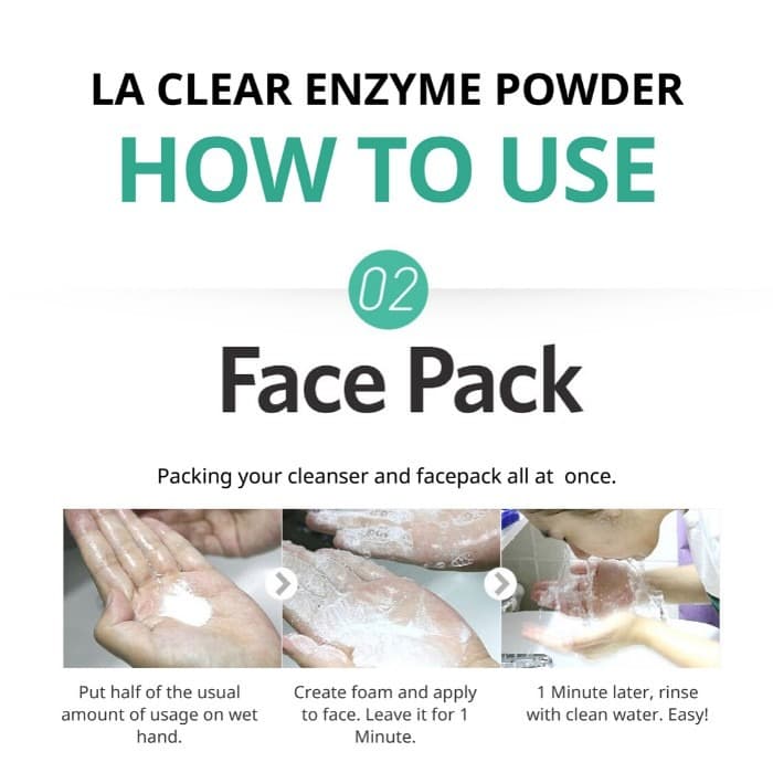 La Clear - Pure Mild Enzyme Powder Facial Wash (Travel Size 10 pcs) - LVS SHOP
