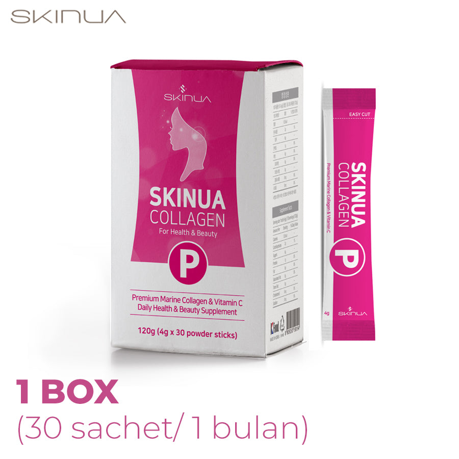 SKINUA Collagen Vita(7 atau 30 sachets) - Suplemen Kecantikan - Minuman Fish Collagen Korea LVS - LVS SHOP
