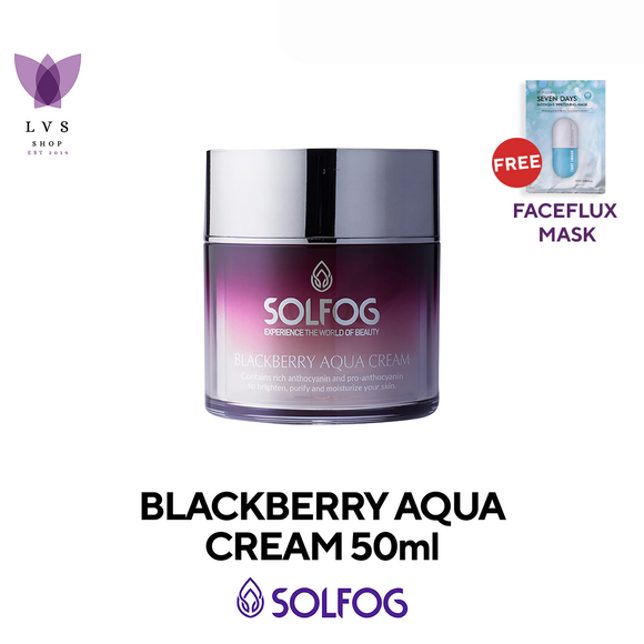 [SOLFOG] Blackberry Aqua Moisture Cream 50ml - LVS Shop