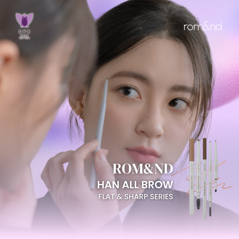 ROMAND Han All FLAT/SHARP Eyebrows (6 Colors)
