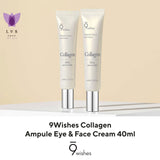9Wishes Collagen Ampule Eye & Face Cream 40ml - LVS Shop