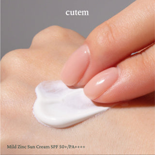 CUTEM Mild Zinc Sun Cream - LVS Shop