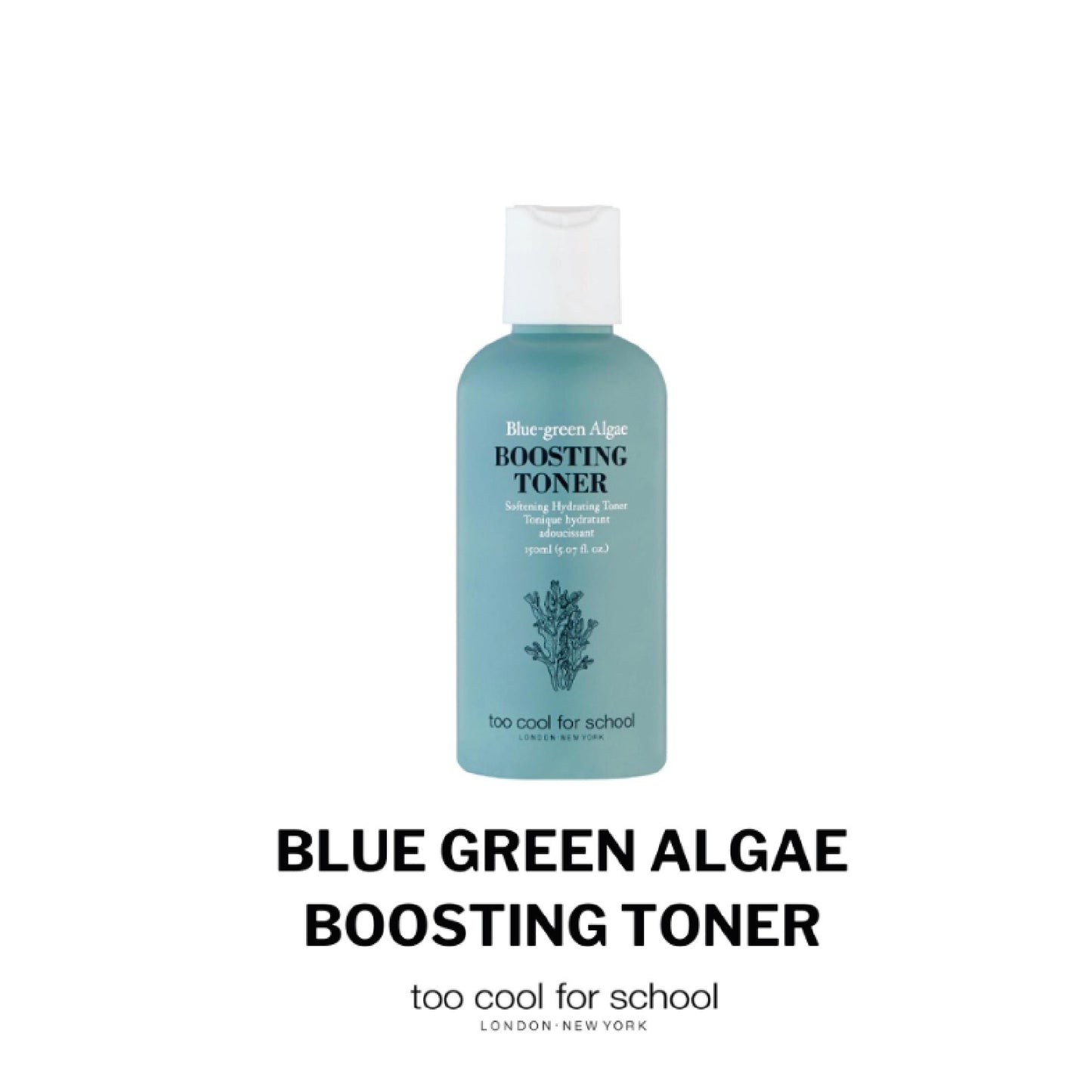 [NEAR ED] TOO COOL FOR SCHOOL Blue Green Algae Boosting Toner (150ml)