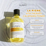 LAPIGNE Vita Therapy Calamansi Toner 300ml | BPOM Toner Vitamin C Untuk Semua Jenis Kulit Sensitif Normal Kering - LVS Shop