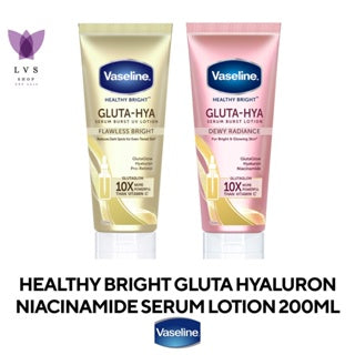 Vaseline Healthy Bright Gluta Hyaluron Niacinamide Serum Lotion 200ml - LVS Shop