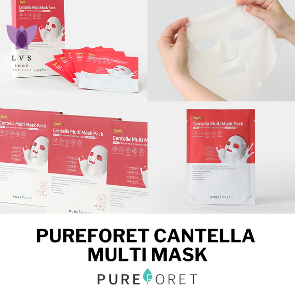 Pureforet - Centella Multi Mask Pack (5g/1sheet) - LVS SHOP