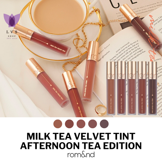ROMAND Milk Tea Velvet Tint Afternoon Tea Series (5 Shades)
