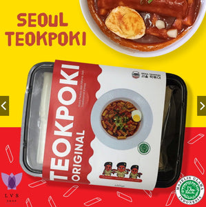 Halal (BPOM) - Seoul Teokpoki original Tteokbokki Tokkpoki / Tokpokki / Topokki Tok-poki_LVS Shop - LVS SHOP