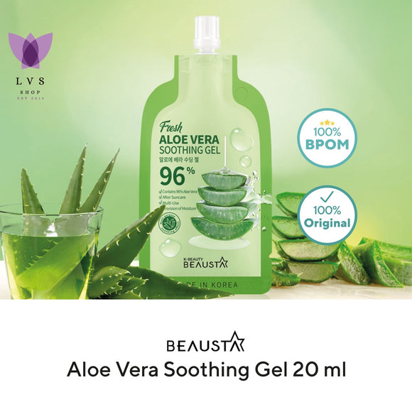 BEAUSTA Aloe Vera Soothing Gel (20ml) - LVS Shop