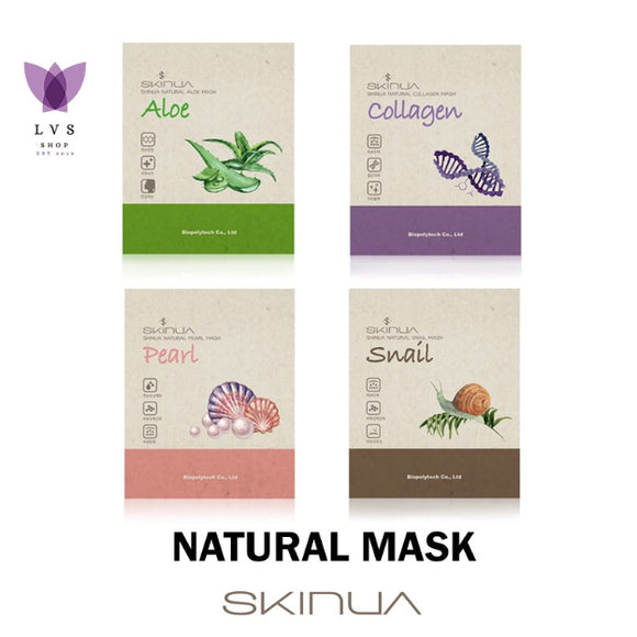 Skinua - Aloevera Collagen Pearl Snail Face Mask (1 Sheet) LVS Shop - LVS SHOP