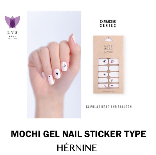 Hernine - Character Gel Nail Sticker - Mochi Gel (18 Varians) LVS Shop - LVS SHOP
