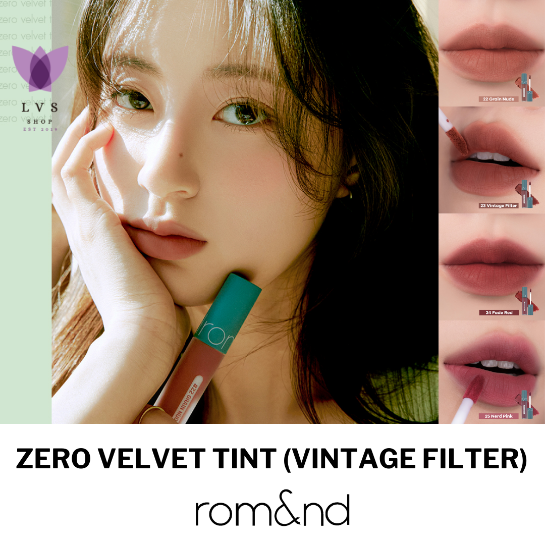 ROMAND Zero Velvet Tint Vintage Filter (4 Colors)
