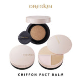 DRESKIN CHIFFON PACT BALM (CUSHION) - SATIN (untuk dry skin) - LVS SHOP