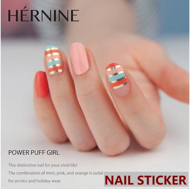 Hernine - Glow Edition Gel Nail Sticker (18 Varians) LVS Shop - LVS SHOP