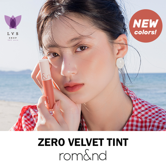 [New Colors] Romand - Zero Velvet Tint Baked Velvet & Shell Beach Nude Editions (6 Colors) LVS Shop - LVS SHOP