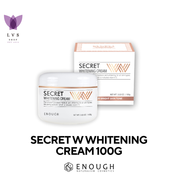 Enough Secret W - Whitening Cream 100ml - LVS Shop