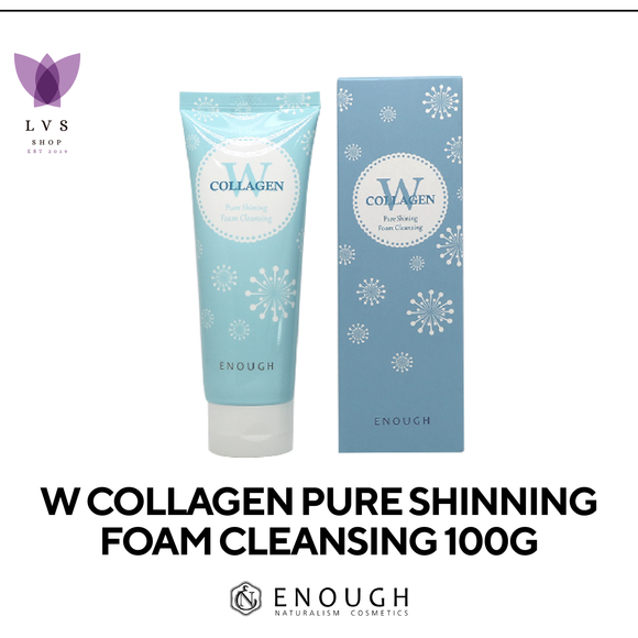 Enough W Collagen Pure Shining Foam Cleansing (100gr) - LVS Shop