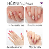 Hernine - Yellow/Pink/Mint/Grey Series Gel Nail Sticker (16 Varians) LVS Shop - LVS SHOP