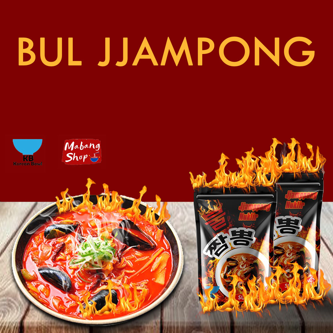 [KB] BUL Jjampong Mie Seafood Pedas Korea ( frozen food ) - LVS SHOP