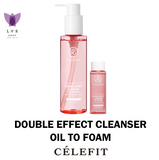 [BPOM Ready Stok] CELEFIT - Double Effect Cleanser Oil To Foam (2 Varians) LVS Shop - LVS SHOP