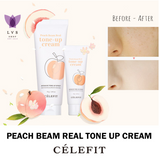 [BPOM Ready Stok] CELEFIT - Peach Beam Real Tone Up Whitening Cream (30gr / 70gr) LVS Shop - LVS SHOP