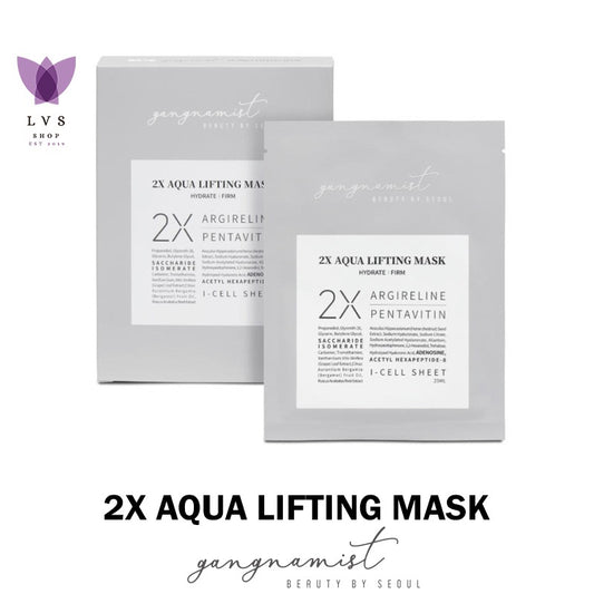 Gangnamist 2x Aqua Lifting Mask Sheet / Masker Wajah / 2xmelembabkan dan mencerahkan kulit wajah - LVS SHOP