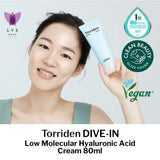 Torriden DIVE-IN Low Molecular Hyaluronic Acid Cream 80ml