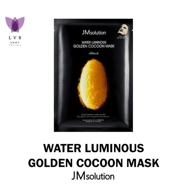 JM Solution - Water Luminous #Golden Cocoon Mask Black (1 Sheet) LVS Shop - LVS SHOP